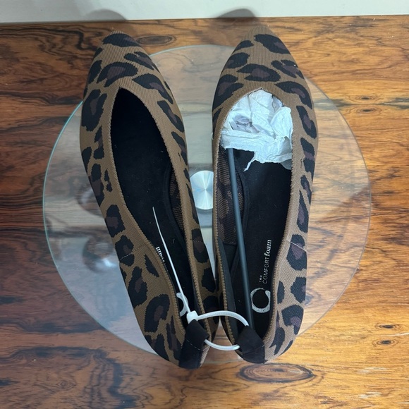 JOURNEE COLLECTION WOMEN'S TAYLEEN TRU COMFORT FOAM BALLET FLATS LEOPARD, US 12 - Picture 8 of 13